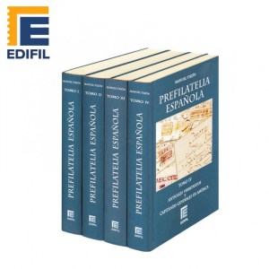 Manuel Tizon PREFILATELIA ESPAÑOLA-Marcas postales de España y sus dominios de Indias 4 vol.jpg